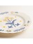 Emet Porselen Pasta Tabağı 20X20X2.4 cm Mavi / Pembe 4