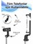 Ayaklı Siyah Mini Tripod 3