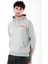 Book Your Court Now Regular Fit Hoodie Erkek - Gri 1