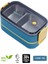 Vagonlife- Horly Iki Katlı Paslanmaz Çelik Kolay Kilitlenir Sefer Tası (Lunch Box) - 1400 Ml. 1