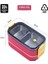 Vagonlife- Horly Iki Katlı Paslanmaz Çelik Kolay Kilitlenir Sefer Tası (Lunch Box) - 1400 Ml. 3