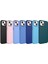 Apple iPhone 14 Plus Kılıf Metal Çerçeve ve Buton Tasarımlı Silikon Zore Luna Kapak-Sierra Mavi 2