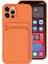 Apple iPhone 12 Pro Kılıf ​​zore Ofix Kapak-Turuncu 1