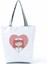 Hemşire Kalp Diş Işareti Özelleştirilmiş Kadın Seyahat Omuz Polyester Tote Çanta (Yurt Dışından) 1