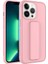 Apple iPhone 14 Pro Uyumlu Zore Qstand Kapak-Pembe 1