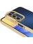 Galaxy A25 Kılıf Kamera Korumalı Logo Gösteren Zore Omega Kapak-Gold 2