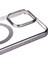 Apple iPhone 15 Pro Uyumlu Wireless Şarj Özellikli Sert Pc Zore Mat Riksos Magsafe Kapak-Lacivert 2