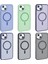 Apple iPhone 15 Plus Kılıf Magsafe Şarj Özellikli Mat Arka Yüzey Zore Sio Kapak-Gri 2
