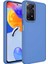 Xiaomi Redmi Note 11 Global Kılıf Metal Çerçeve ve Buton Tasarımlı Silikon Zore Luna Kapak-Lavendery Gray 1