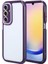 Galaxy A25 Kılıf Kamera Korumalı Renkli Kenar ve Çerçeve Tasarımlı Zore Vitamin Kapak-Derin Mor 1