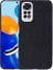 Xiaomi Redmi Note 11 Global Kılıf Zore Shining Silikon-Siyah 1