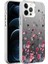 Apple iPhone 12 Pro Max Uyumlu Desenli Zore Silver Sert Kapak-Çiçek 1