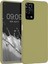 Oppo A55 4g Kılıf Zore Premier Silikon Kapak-Gold 1