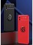 Galaxy A02 Kılıf Zore Ravel Silikon Kapak-Siyah-Kırmızı 2