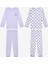 Kız Çocuk Caticorn 2li Çok Renkli Pijama Takımı 1