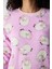 Cute Sheeps Lila Pantolon Pijama Takımı 5