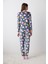 Cute Pumpkins Fuzzy Antrasit Pantolon Pijama Takımı 4