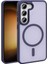 Galaxy S23 Kılıf Magsafe Şarj Özellikli Mat Arka Yüzey Zore Sio Kapak-Siyah 3