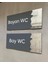 Füme Aynalı Antrasit Bay-Bayan Wc Set 4