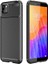 Huawei Y5P Kılıf Negro Karbon Desen Silikon + Ekran Koruyucu 1