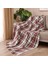 Soft Sim Ip Detaylı Skoç Koltuk Şalı - Kırmızı - 130X170 cm 1