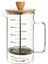 Bambu Kapaklı French Press - Bej / Şeffaf  - 600 ml 2