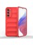 Samsung Galaxy A54 Uyumlu Kılıf Esnek Tpu Oyuklu Arka Yüzey Tasarımlı Zore Etnik Silikon Kapak, Kırmızı 1