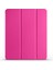 Apple iPad Air 10.9 2022 Uyumlu (5.nesil) Zore Smart Cover Kalem Bölmeli Standlı 1-1 Kılıf, Pembe Koyu 1