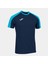 / Eco Championships Sleeve T-Shırt Erkek Tişört Lacivert Turkuaz 1