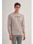 Erkek 3 Iplik Şardonsuz Sweatshirt 5221 Gri 1