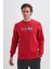 3 Iplik Şardonlu Sweatshirt 5161 Kırmızı 1
