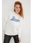 Kadın Sweatshirt Ekru 24K0843K1 1