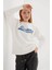 Kadın Sweatshirt Ekru 24K0843K1 2