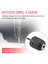 2 Parça El-Sıkı Chuck Seti Adaptörü Ağır Hizmet Tipi 10MM Anahtarsız Matkap Chuck ile Adaptör Donanım Araçları (Yurt Dışından) 5