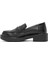 Kadın Siyah Maskülen Loafer 24WFE252418 2