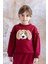 Kız Çocuk Kulak Detaylı Sweatshirt - Bordo 1