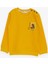 Erkek Bebek Sweatshirt Kaykaycı Baskılı 9 Ay-3 Yaş, Sarı 4