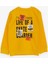 Erkek Bebek Sweatshirt Kaykaycı Baskılı 9 Ay-3 Yaş, Sarı 5