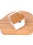 Bambu Kapaklı Porselen Kaşıklı Tuz Kabı Düz 1 Adet ( Gnl)(9*9*8,6 cm) 5