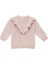 Kız Bebek Fırfır Detaylı Sweatshirt - Pembe 1