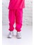 Kız Çocuk Cep Detaylı Paçası Lastikli Eşofman Altı - Fusya 1