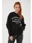 Kadın Sweatshirt Siyah 24K0844K1 3