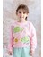 Kız Çocuk Baskılı Sweatshirt - Pembe 1