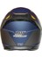 M-910 Mat Blue Güneş Vizörlü Motosiklet Kaskı (Siyah Camlı) 3