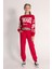 10-15 Yaş Kız Çocuk Crop Sweat ve Eşofman Altı 3'lü Takım 1