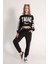 10-15 Yaş Kız Çocuk Crop Sweat ve Eşofman Altı 3'lü Takım 1