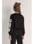 10-15 Yaş Kız Çocuk Crop Sweat ve Eşofman Altı 3'lü Takım 4