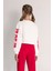 10-15 Yaş Kız Çocuk Crop Sweat ve Eşofman Altı 3'lü Takım 3