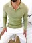 Kazak Slim Fit Polo Yaka Fitilli Yumuşak Dokulu Tüylenmez Sweatshirt 1