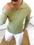 Kazak Slim Fit Polo Yaka Fitilli Yumuşak Dokulu Tüylenmez Sweatshirt 4
